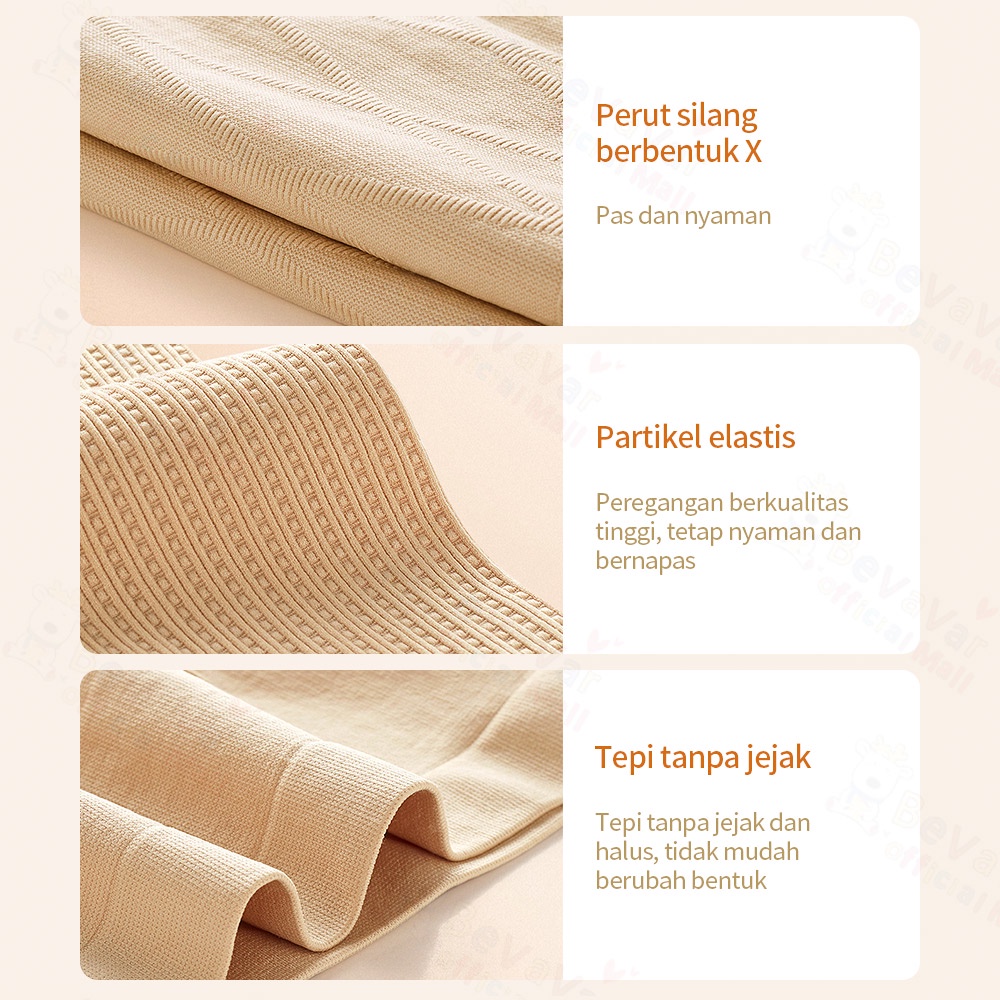 BEVAVAR Korset Pelangsing Pengecil Perut Wanita Shapewear