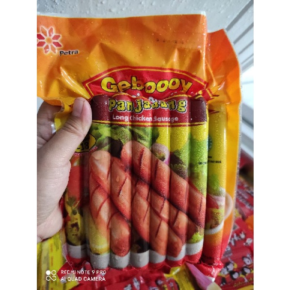 

Gebooy Sosis Ayam Panjang 500gr isi 15 pcs