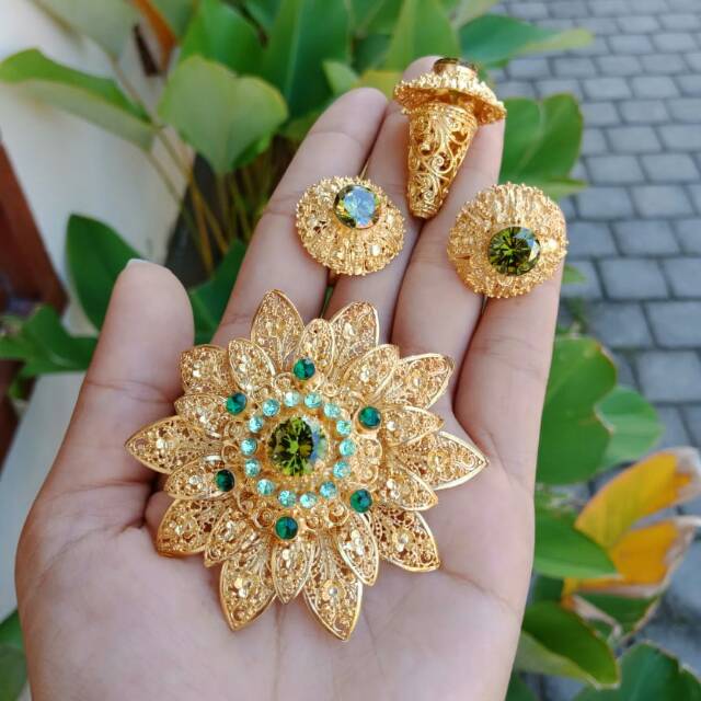 Set Bros Subeng Kebaya Alpaka Bali