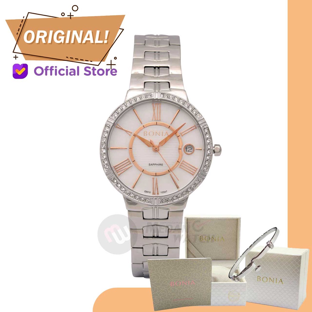 Jam Tangan Wanita Analog Bonia BP10347-2353S Original Garansi Resmi