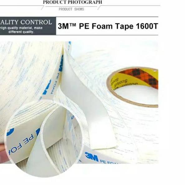 

(SUPER SALE) Double Tape 3M PE Foam 1600 T White 20mm X 4Mtr