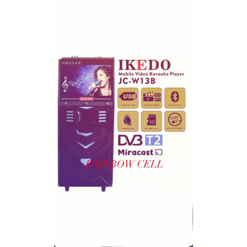 SPEAKER PORTABLE IKEDO JCW13B-JCW13B LAYAR PORTABLE MEETING