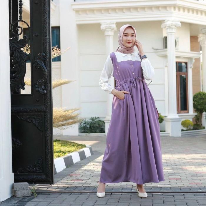 Baju Gamis Syari Muslimah Fashion Muslim Wanita Cewek Modern Terbaru