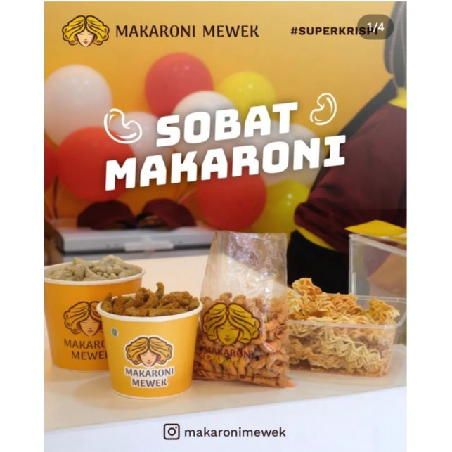 

Makroni mewek/camilan pedas/jajan pedas/makanan pedas berlevel