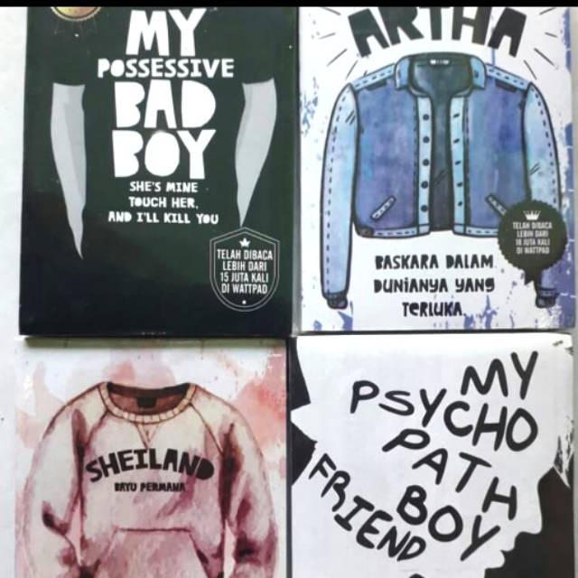 1 PAKET 4 NOVEL BESTSELLER BAYU PERMANA