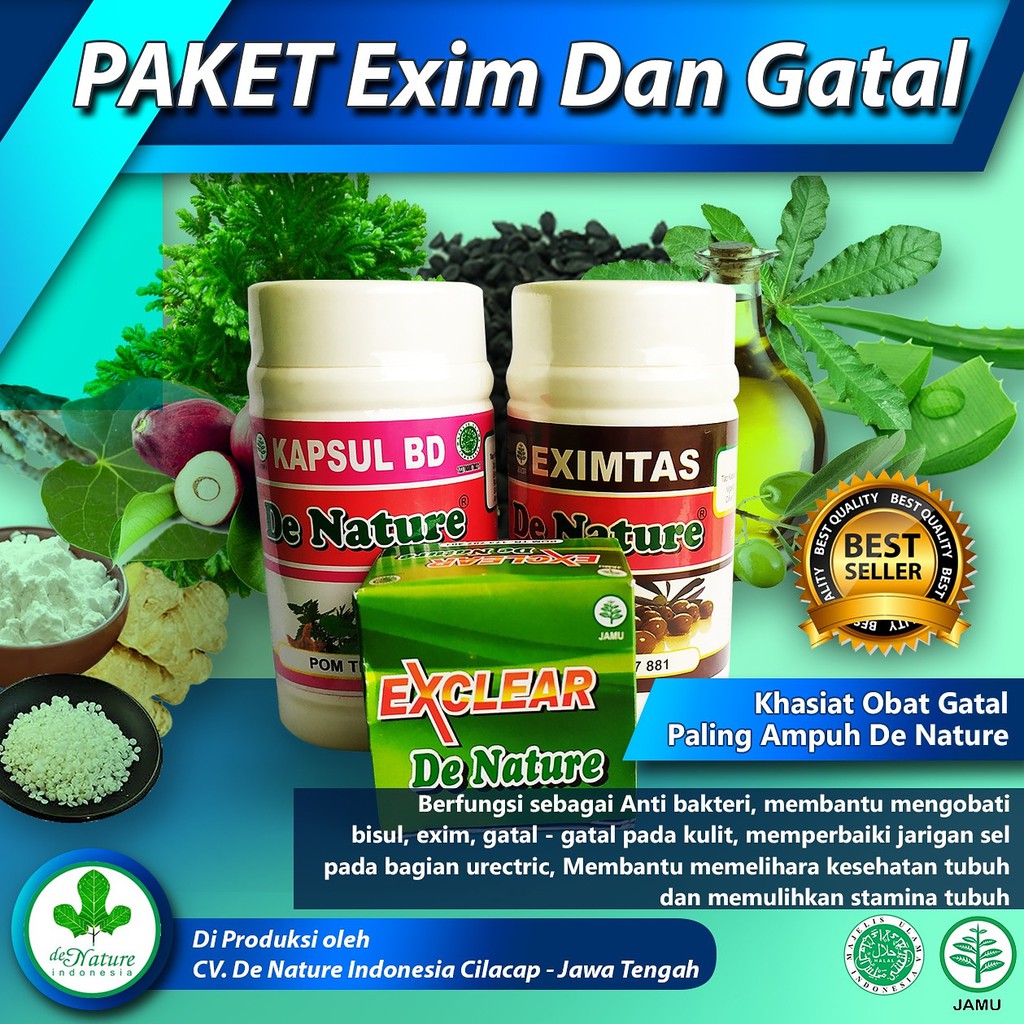 OBAT GATAL SELANGKANGAN EKSIM SKABIES DE NATURE AMPUH