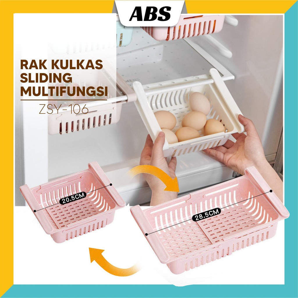 Rak Kulkas Multifungsi Storage Box Kulkas Organizer Laci Kulkas Multifungsi