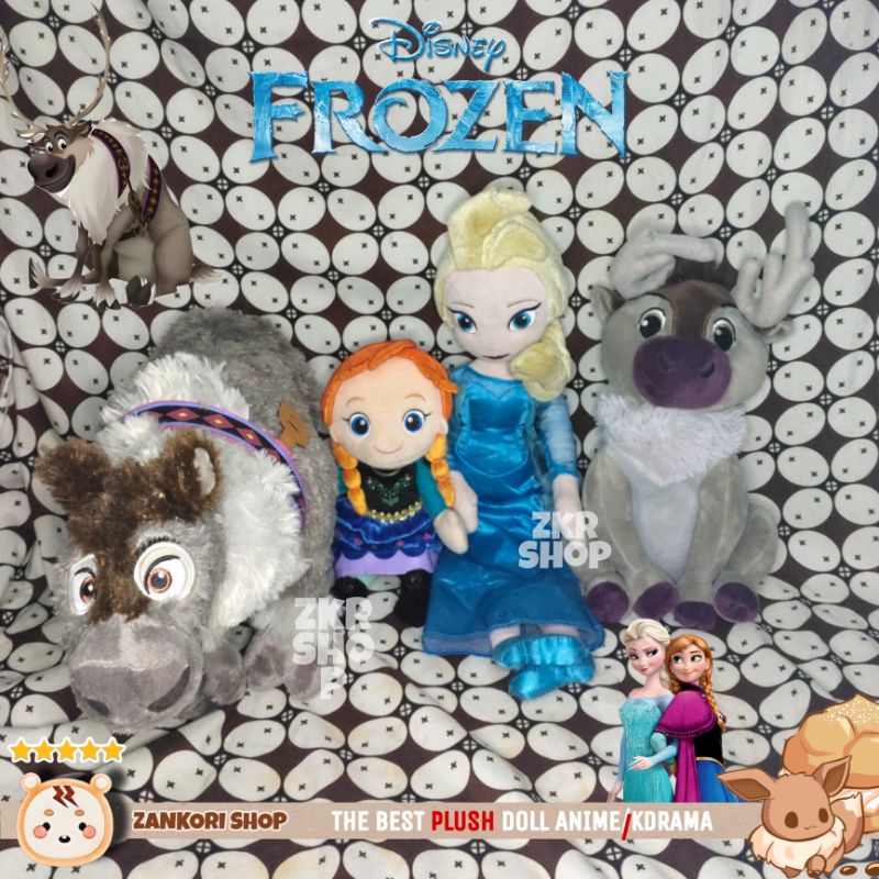 BONEKA FROZEN ORIGINAL D1SNEY (SVEN/ RUSA FROZEN)