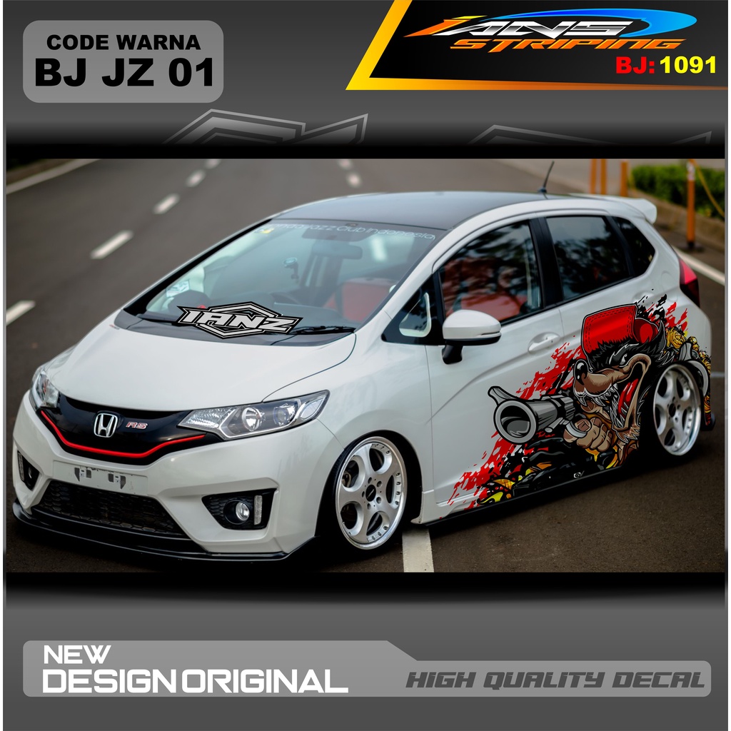 VARIASI STIKER MOBIL JAZZ / STIKER MOBIL BRIO / DECAL STIKER MOBIL SWIFT / STIKER MOBIL TOYOTA / DECAL STICKER MOBIL / STIKER YARIS AYLA