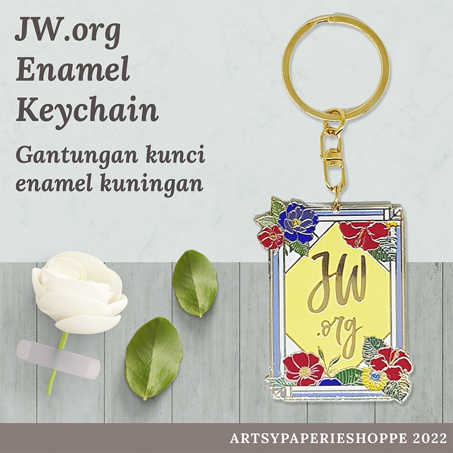 JW.org Keychain | Souvenir Gantungan Kunci | SSYI | JW Christian Gifts #01