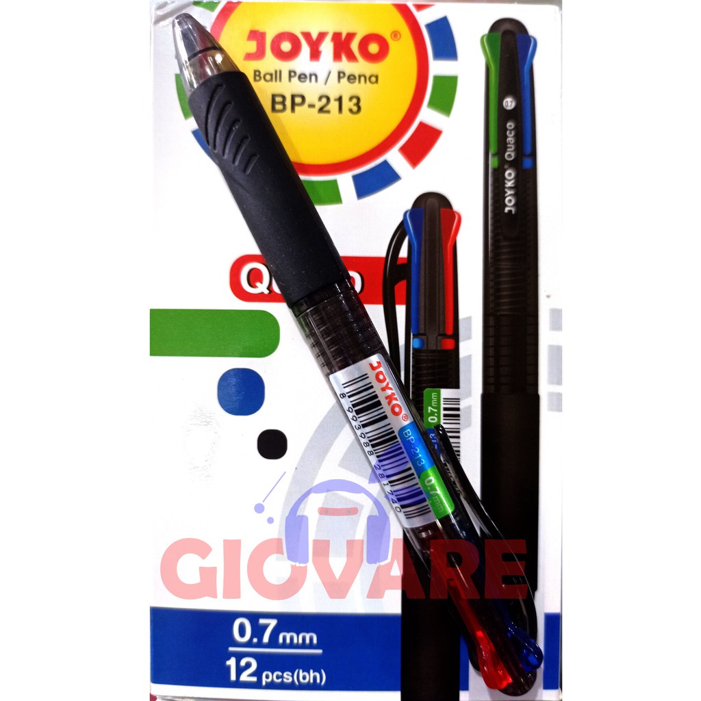 

Pena Joyko / Pulpen Joyko 4 Warna BP-213 Quaco