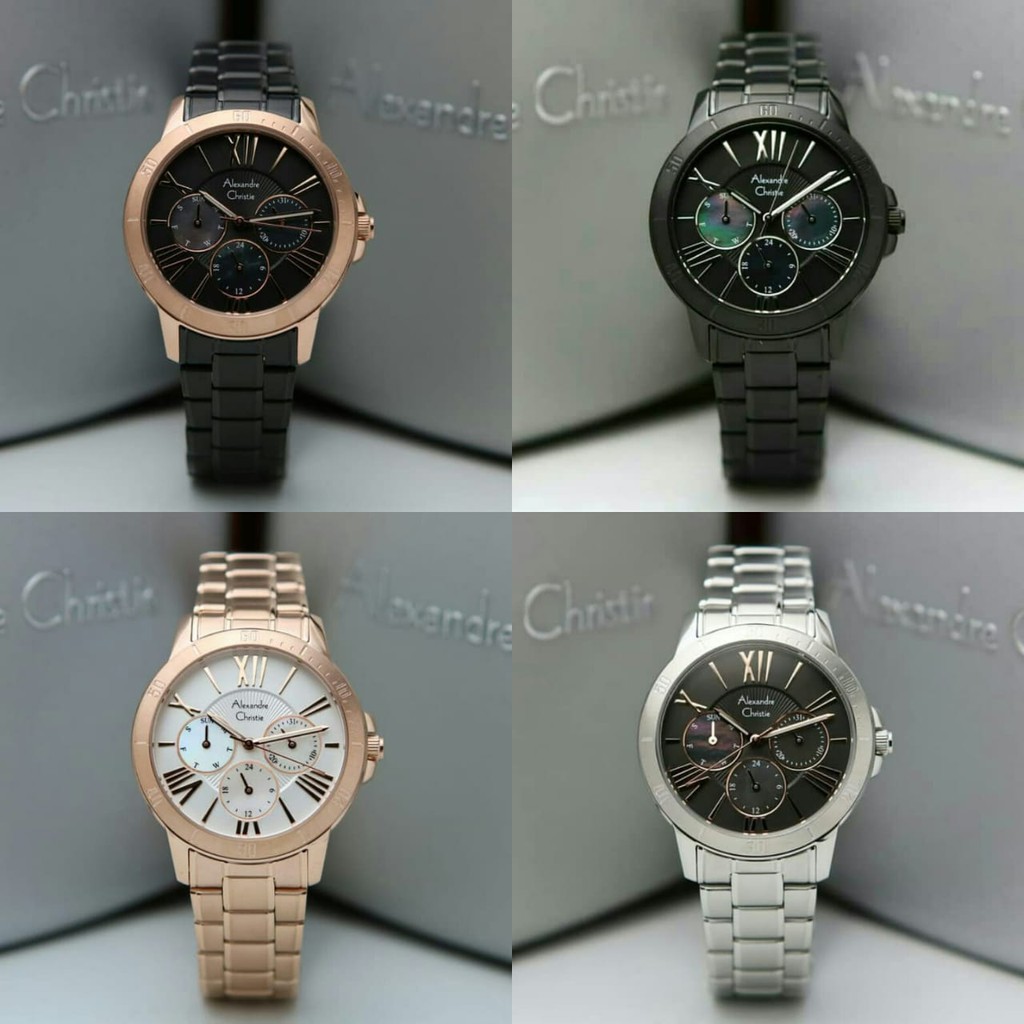 JAM TANGAN WANITA ALEXANDRE CHRISTIE AC 2650 AC2650 ROSEGOLD ORIGINAL