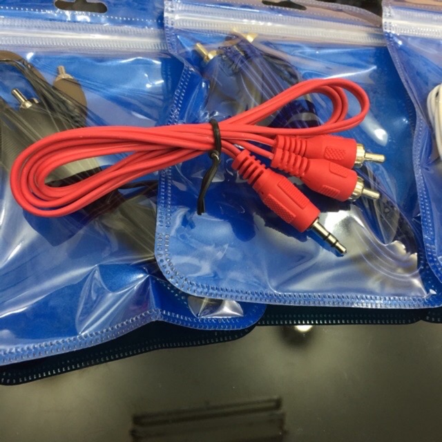 Kabel Aux Audio 2 in 1 Jack Speaker 3.5MM