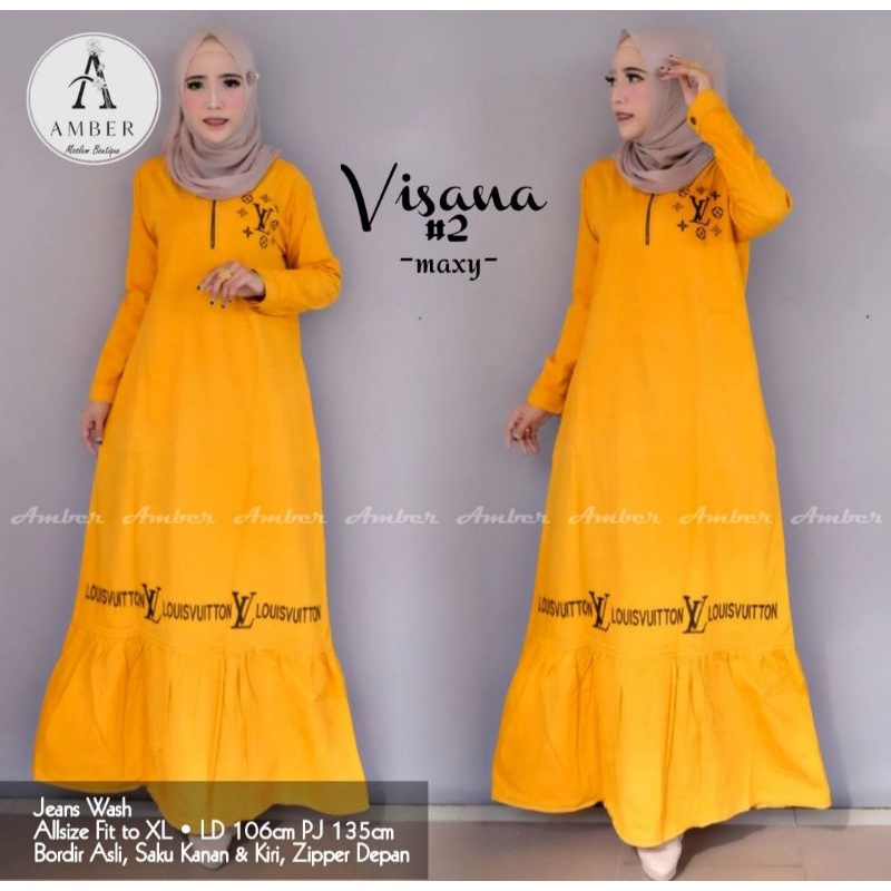 GAMIS JEANS TERBARU 2022 UNTUK WANITA MUSLIMAH DEWASA  BAJU MAXY  KEKINIAN  MODIS DAN TERPOPULER DEN
