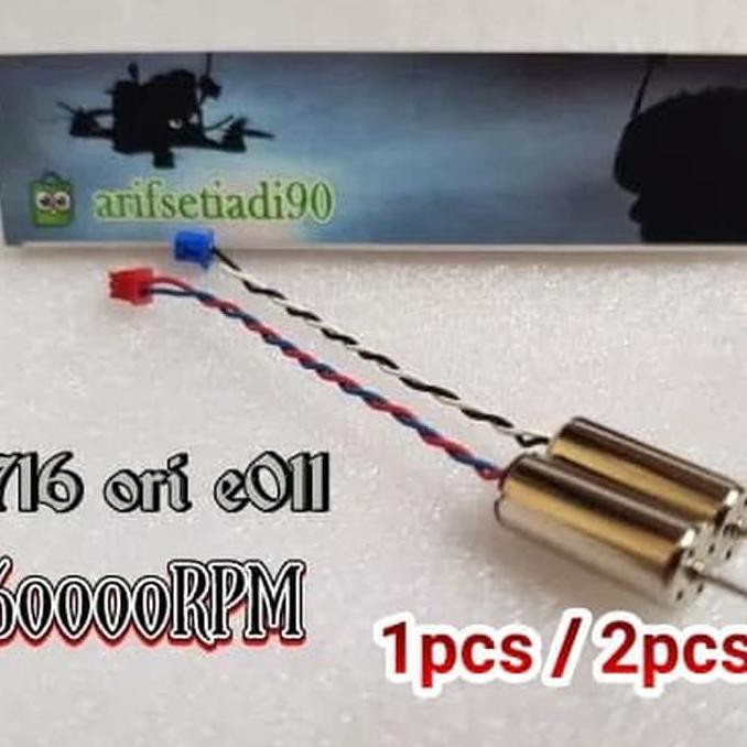 Baru 2Pcs 716 Motor Dinamo Ori Eachine Jjrc E011 60000Rpm Drone