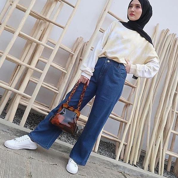 T2A5 BOYFRIEND JEANS WANITA MOUREEN BF BOYFRIEND CUT CROP UNFINISHED FRINGE LIST IPE CEWEK 3 WARNA Z