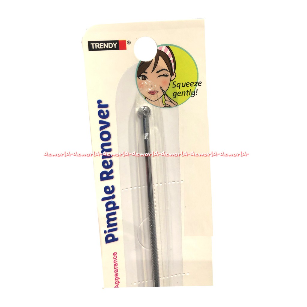 Trendy Pimple Remover Stainless Steel Alat Pencet Komedo Jerawat