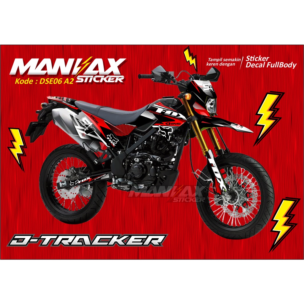 Decal Sticker Motor Cross Dtracker 150 2017 Full Body - Dekal DTracker SE Stiker DTX - DSE06