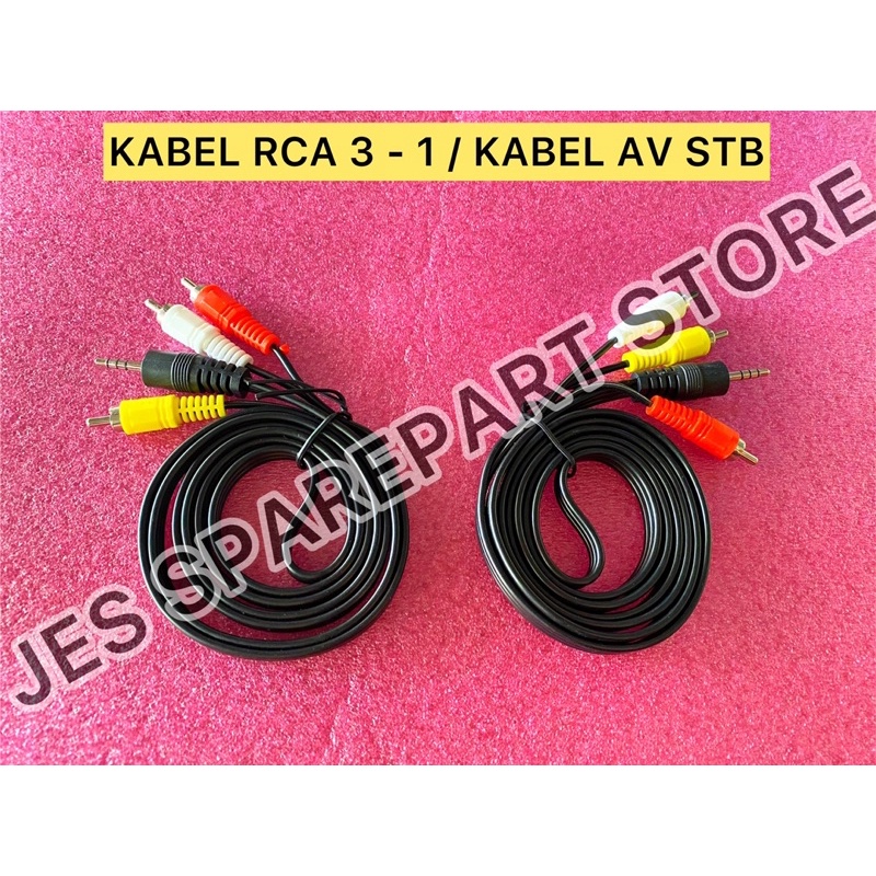 KABEL RCA 3 - 1 / KABEL AV STB