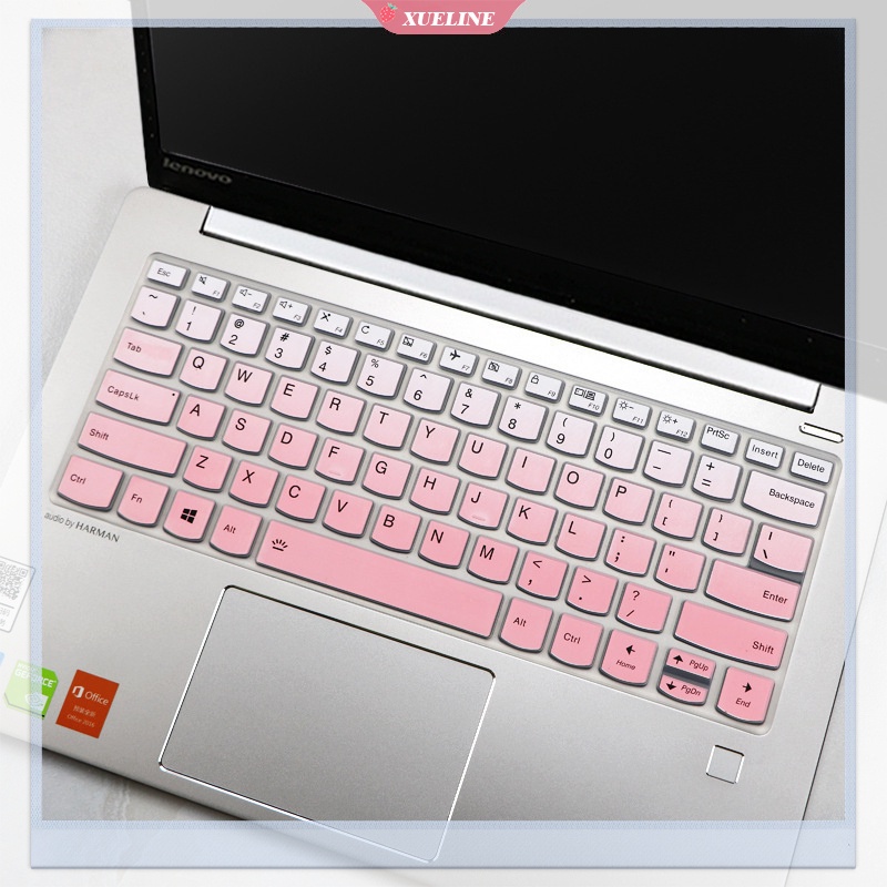 Film Keyboard Bahan Silikon Anti Air Warna Gradasi 14 Inch Untuk Lenovo S340 S530 C340 S520