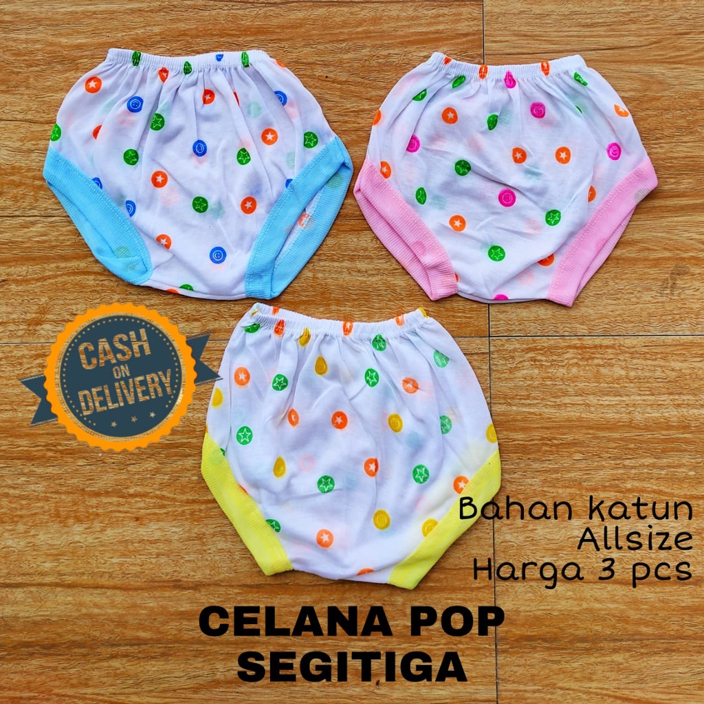 Celana bayi pop SEGITIGA perlengkapan bayi lahir