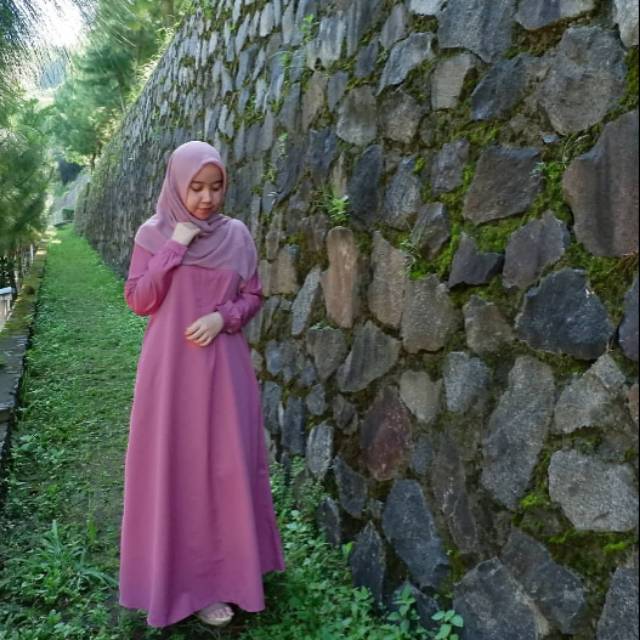 Cairo Abaya Barbie Pink (Rathanassa.Id)