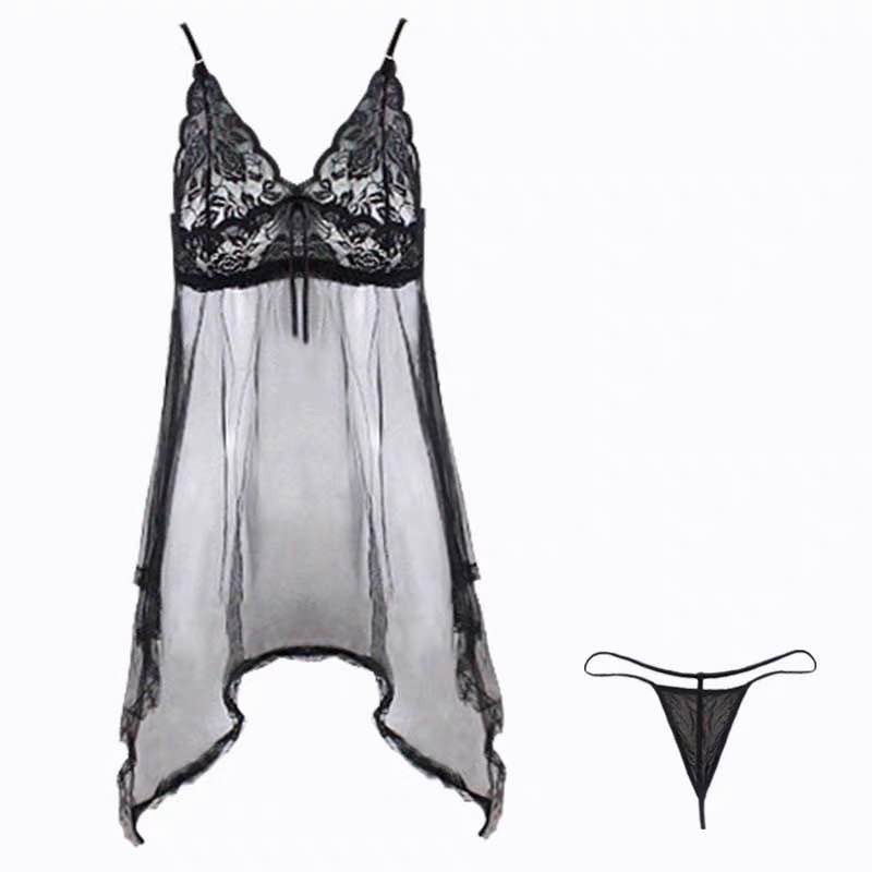 UNDR073 Lingerie Sexy Bahan Lace Transparan 55gr | Shopee Indonesia