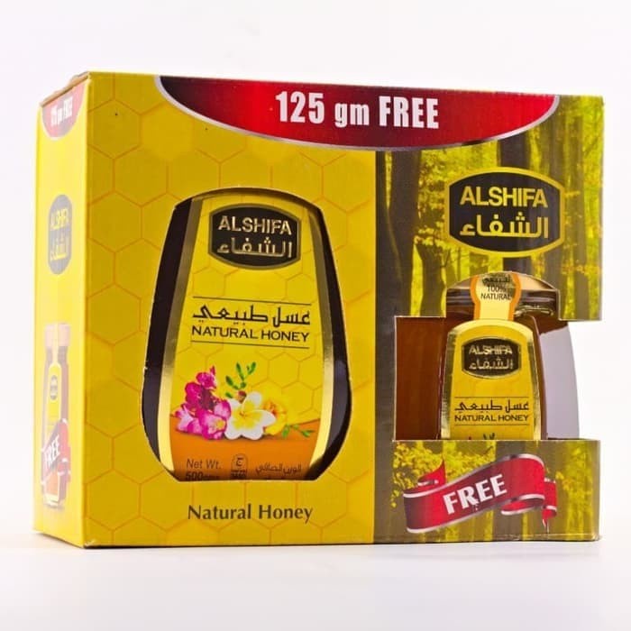

(BISA COD) Madu Al Shifa Natural Honey 500 gr + FREE 125 gr