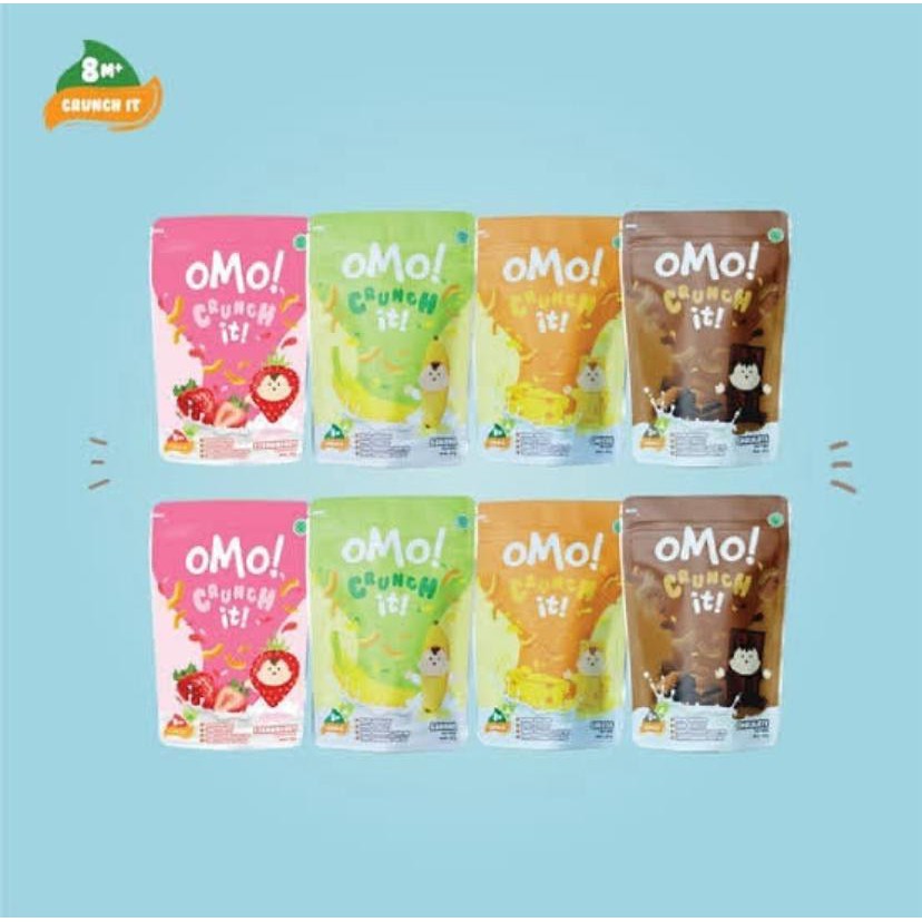 OMO! CRUNCH IT Snack Sehat Bayi Cemilan Bayi