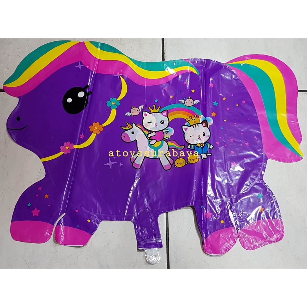 KUDA PONY (BALON GAS/FOIL/TERBANG/KARAKTER)