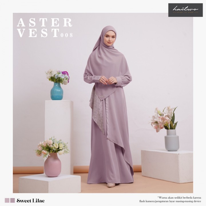 Gamis Syari Haitwo ASTER VEST 008 Fashion Muslim