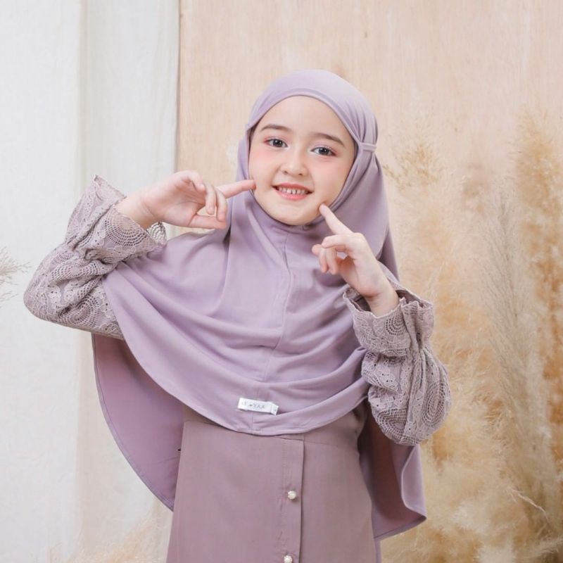 (PROMO) JILBAB ANAK BERGO PREMIUM / HIJAB INSTAN BERGO MARYAM ANAK 4-7th / HIJAB