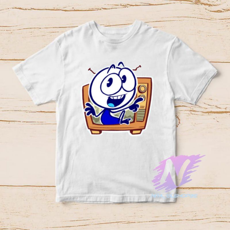 baju kaos anak karakter pencilmation kartun Yt