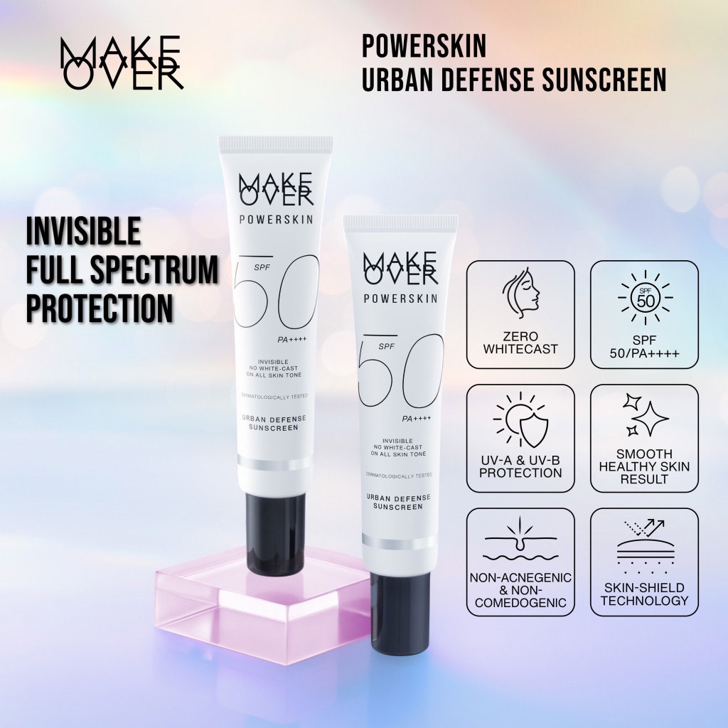 MAKE OVER Powerskin Urban Defense Sunscreen 40 mL