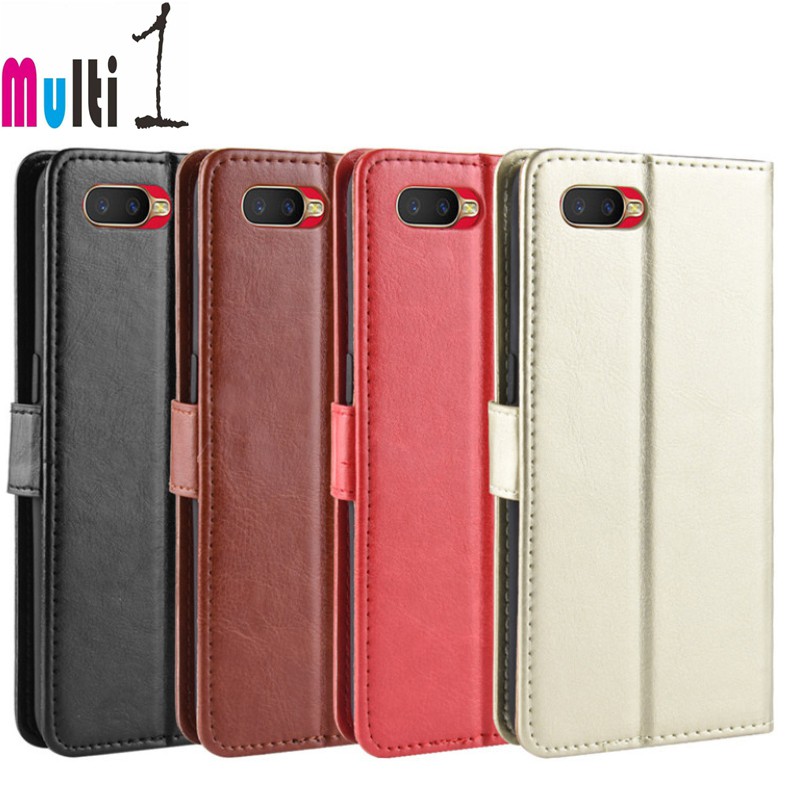 Leather Case Wallet OPPO R17 NEO OPPO R7NEO Flip Cover