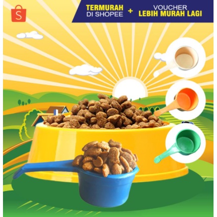 GAYUNG MINI Sendok Cat Food Sendok Takar Makanan Kucing Anjing Kelinci UK KECIL