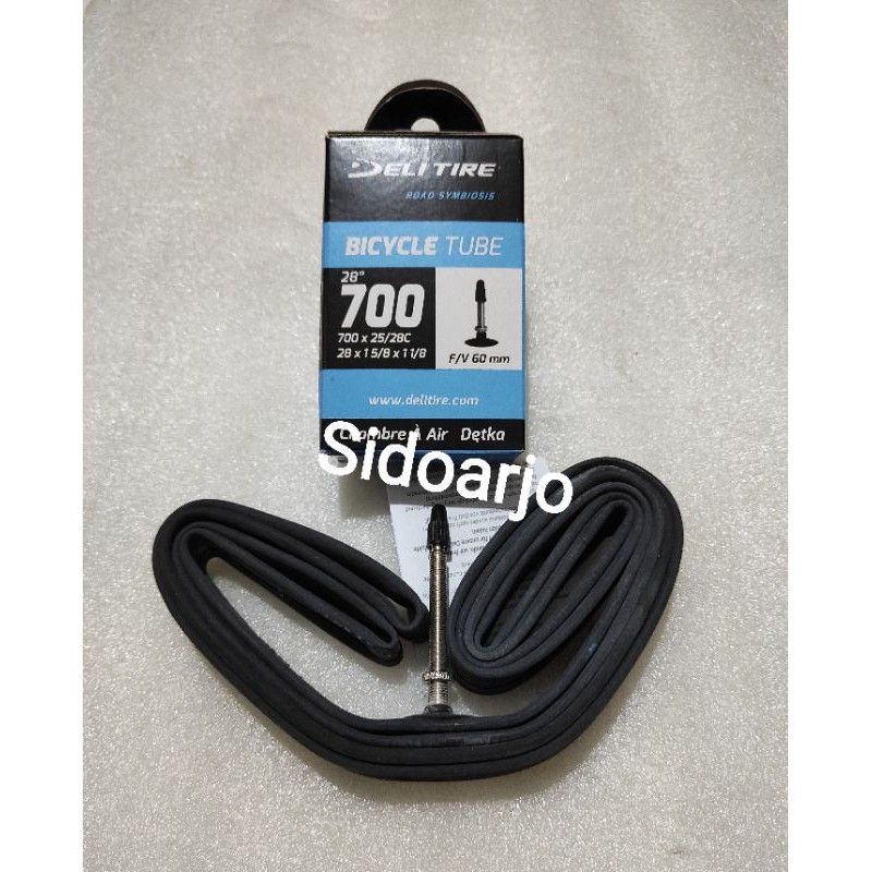 Ban dalam sepeda Road Bike Fixie Deli Tire 700 x 25/28C 28" 28 x 1 5/8 x 1 1/8 Pentil Presta 6cm&8cm