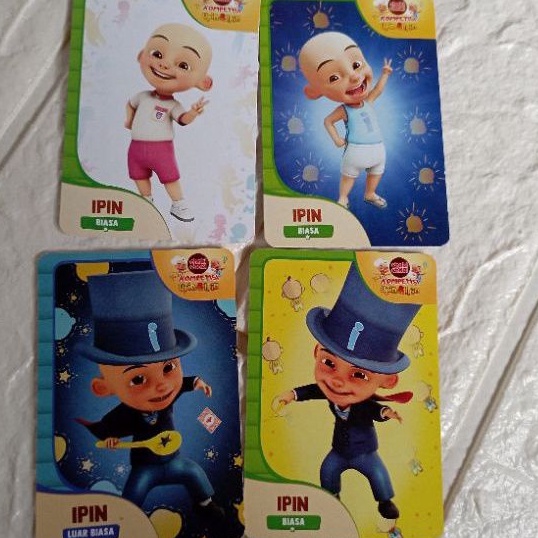 Kartu Choki-choki Upin Ipin AR Scan Min 5 pcs bisa Mix