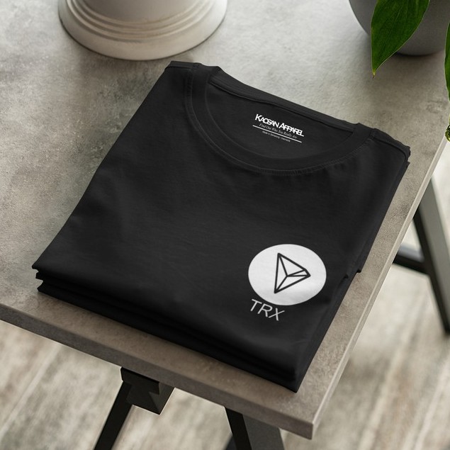 T-shirt Kaos Crypto "Tron TRX" - Kaos Cryptocurrency/Kaos Bitcoin/Kaos Indodax/Kaos Tokocrypto