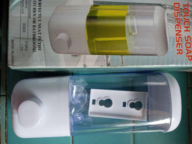 [400gr] Dispenser Tempat Shampoo Sabun Mandi Cuci Tangan Hand Soap Cair 1 Single 2 Double Tabung