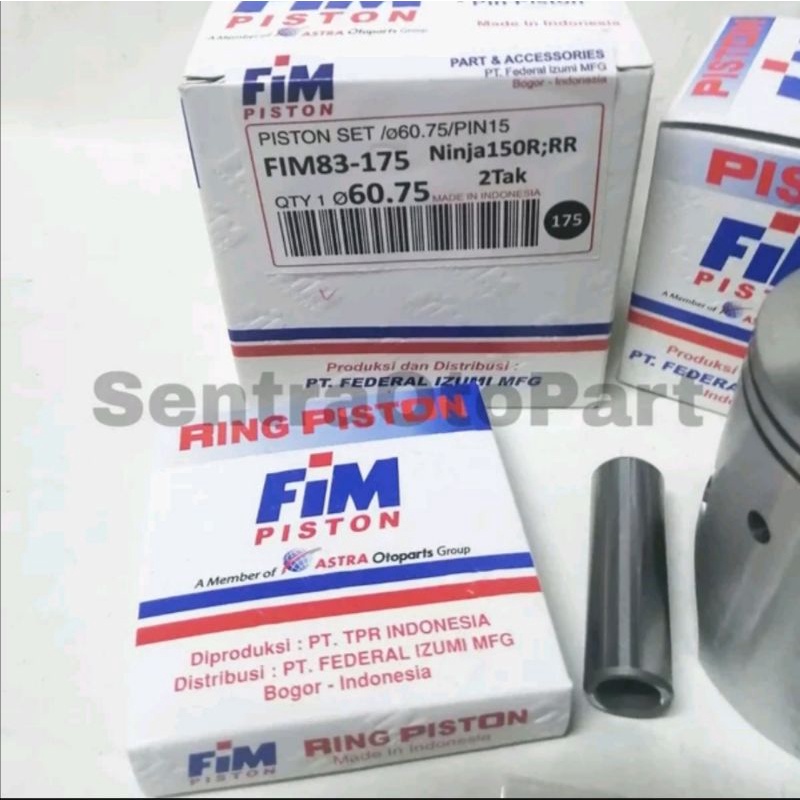 Piston seher kit ninja r ninja rr oversize 175 fim