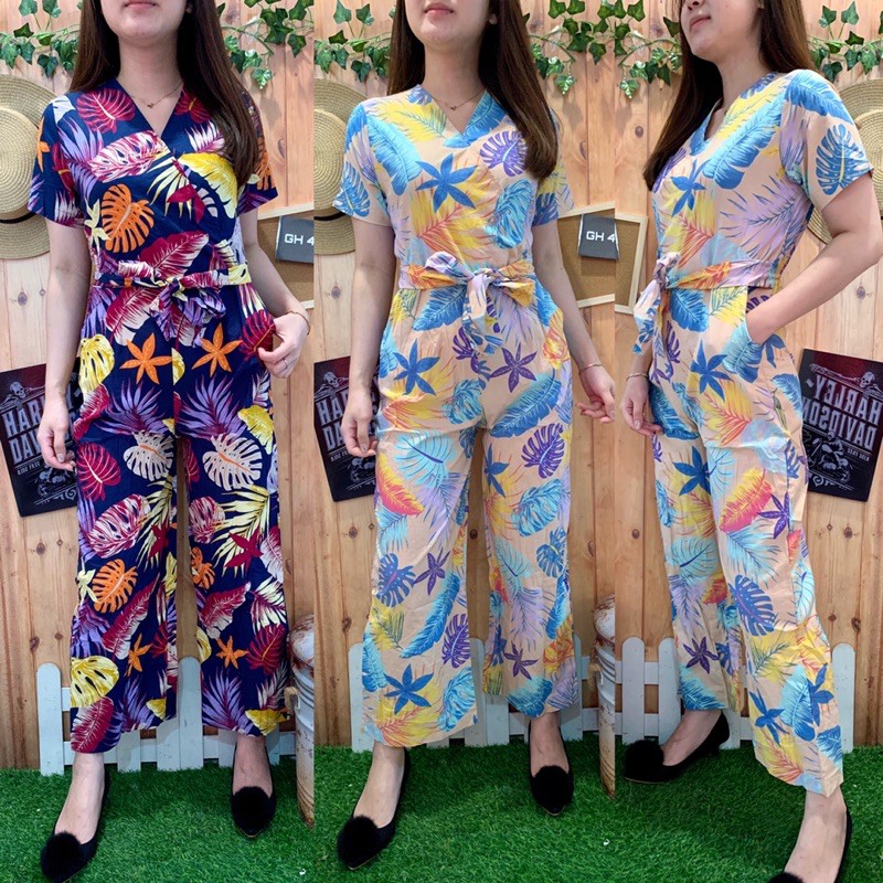 JUMPSUIT PALMY KIMONO POPLIN 3548-204