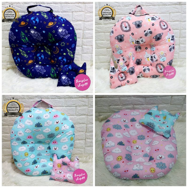 sofa bayi multifungsi baby launcer free bantal dan tas mika