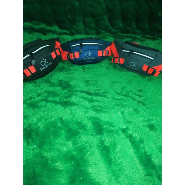 waistbag CK waterproof import tas pinggang pria / wanita
