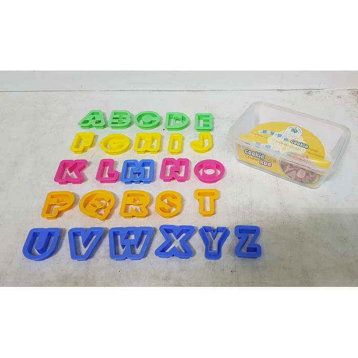 Cetakan Kue Kering Cookies Alphabet A - Z