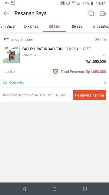 Kasur Lipat Inoac Eon Lg D23 All Size