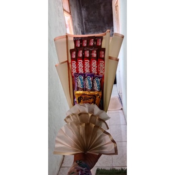 

buket uang mix snack