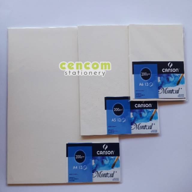 

Canson Montval Watercolor Paper A6 A5 A4 200gsm
