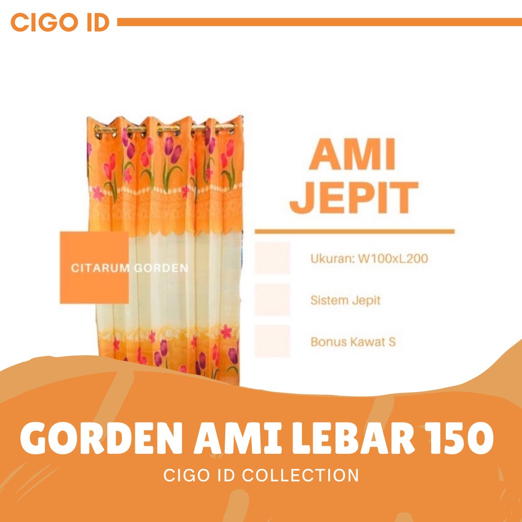 GORDEN AMI RENDA TIPE JEPIT LEBAR 150 TINGGI 200