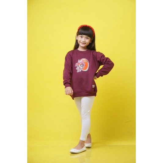 Crewneck Anak Perempuan Motif Karakter